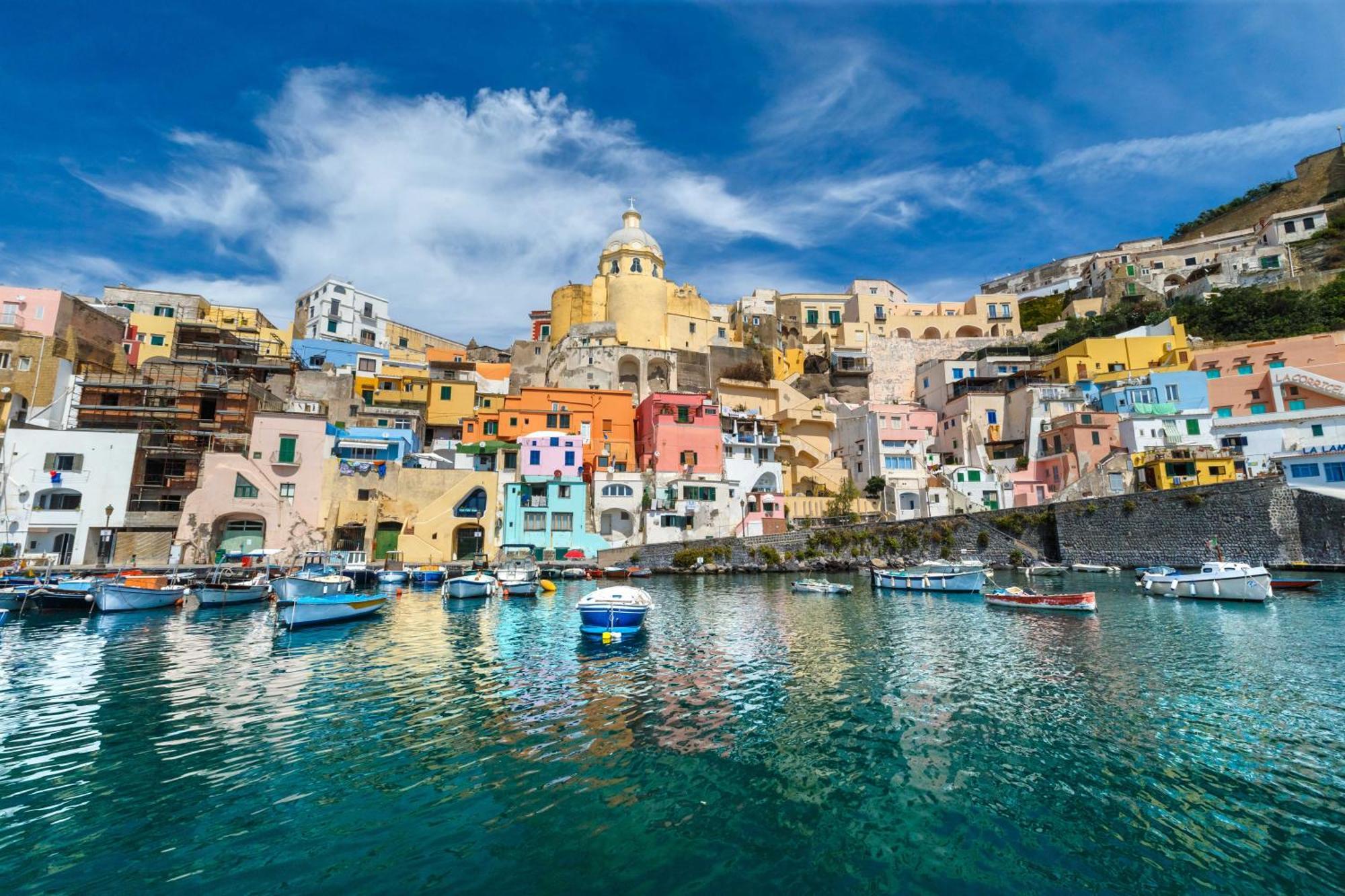 De Lamartine A Marina Di Corricella بروسيدا المظهر الخارجي الصورة